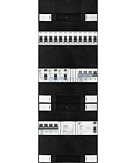 3F groepenkast 36M met 12 groepen+KR+BT