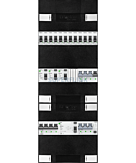 3F groepenkast 36M met 12 groepen+KR+PV16-4P