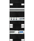 3F groepenkast 36M met 12 groepen+KR+PV20-4P