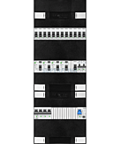 3F groepenkast 36M met 13 groepen+kook+PV20-2P