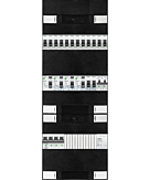 3F groepenkast 36M met 14 groepen+kook+BT