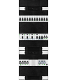 3F groepenkast 36M met 14 groepen+kook+PV16-4P