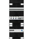 3F groepenkast 36M met 14 groepen+kook+PV20-2P