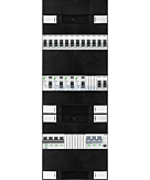 3F groepenkast 36M met 14 groepen+PV16-4P