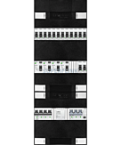 3F groepenkast 36M met 14 groepen+PV16-4P+BT