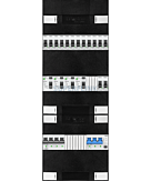 3F groepenkast 36M met 14 groepen+PV20-4P