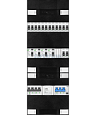 3F groepenkast 36M met 14 groepen+PV20-4P+BT