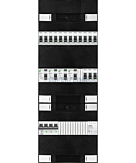3F groepenkast 36M met 15 groepen+BT
