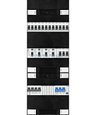 3F groepenkast 36M met 15 groepen+PV20-4P