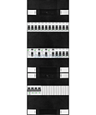 3F groepenkast 36M met 16 groepen