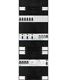 3F groepenkast 36M met 6 groepen+kook-4P+BT