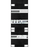 3F groepenkast 36M met 6 groepen+KR+PV16-2P+BT