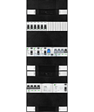 3F groepenkast 36M met 6 groepen+KR+PV20-2P+BT