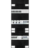 3F groepenkast 36M met 7 groepen+KR+PV16-4P+BT