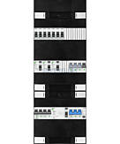 3F groepenkast 36M met 7 groepen+KR+PV20-4P