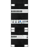 3F groepenkast 36M met 8 groepen+KR+PV20-2P