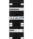 3F groepenkast 36M met 8 groepen+KR+PV20-2P+BT