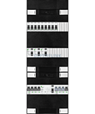 3 fase groepenkast met 9 groepen krachtgroep Type B