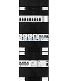 3F groepenkast 36M met 9 groepen+KR+PV16-2P+BT