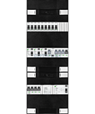 3F groepenkast 36M met 9 groepen+KR+PV16-2P+BT