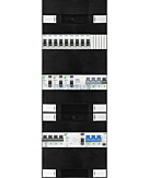 3F groepenkast 36M met 9 groepen+KR+PV20-4P+BT