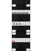 1F ECO groepenkast 36M met 11 groepen