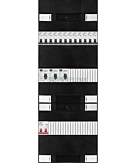 1F ECO groepenkast 36M met 12 groepen