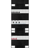 3F ECO groepenkast 36M met 6 groepen