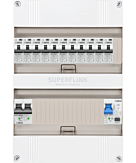 1F groepenkast 24M met 11 aardlekautomaat+PV20-2P