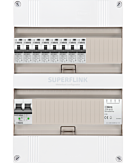 1F groepenkast 24M met 8 aardlekautomaat+BT