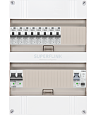 1F groepenkast 24M met 8 aardlekautomaat+PV16-2P