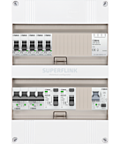 1F groepenkast 24M met 5 groepen+AF+PV16-2P+BT