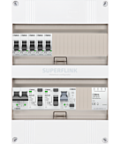 1F groepenkast 24M met 5 groepen+PV16-2P+BT