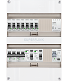 1F groepenkast 24M met 7 groepen+AF+PV16-2P+BT