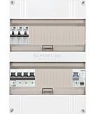 3F groepenkast 24M met 3 aardlekautomaat+PV16-2P