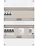 3F groepenkast 24M met 3 aardlekautomaat+PV16-2P+BT