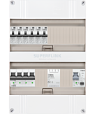 3F groepenkast 24M met 6 aardlekautomaat+PV16-2P+BT