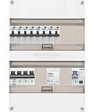 3F groepenkast 24M met 8 aardlekautomaat+PV16-2P+BT