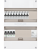 3F groepenkast 24M met 9 aardlekautomaat+BT