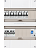 3F groepenkast 24M met 9 aardlekautomaat+PV20-2P