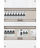 3F groepenkast 24M met 8 aardlekautomaat+kook+BT