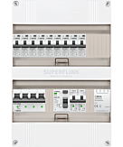 3F groepenkast 24M met 9 aardlekautomaat+kook+BT