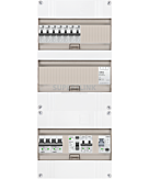 1F groepenkast 36M met 7 aardlekautomaat+Kook+AF+PV16-2P+BT