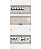 1F groepenkast 36M met 8 aardlekautomaat+Kook+AF+PV16-2P+BT