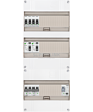 1F groepenkast 36M met 4 groepen+AF+PV16-2P