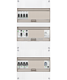 1F groepenkast 36M met 4 groepen+AF+PV16-2P+BT