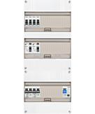 1F groepenkast 36M met 4 groepen+AF+PV20-2P