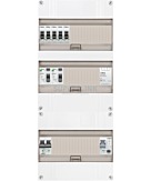 1F groepenkast 36M met 5 groepen+PV16-2P+BT