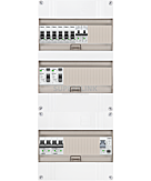 1F groepenkast 36M met 6 groepen+kook+AF+PV16-2P