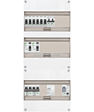 1F groepenkast 36M met 6 groepen+kook+AF+PV16-2P+BT